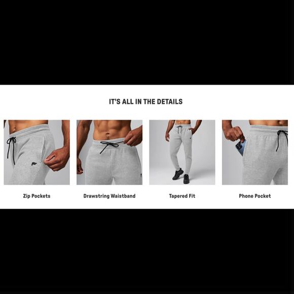 Fabletics The Go-To Jogger Holiday Fairisle - Picture 8 of 8